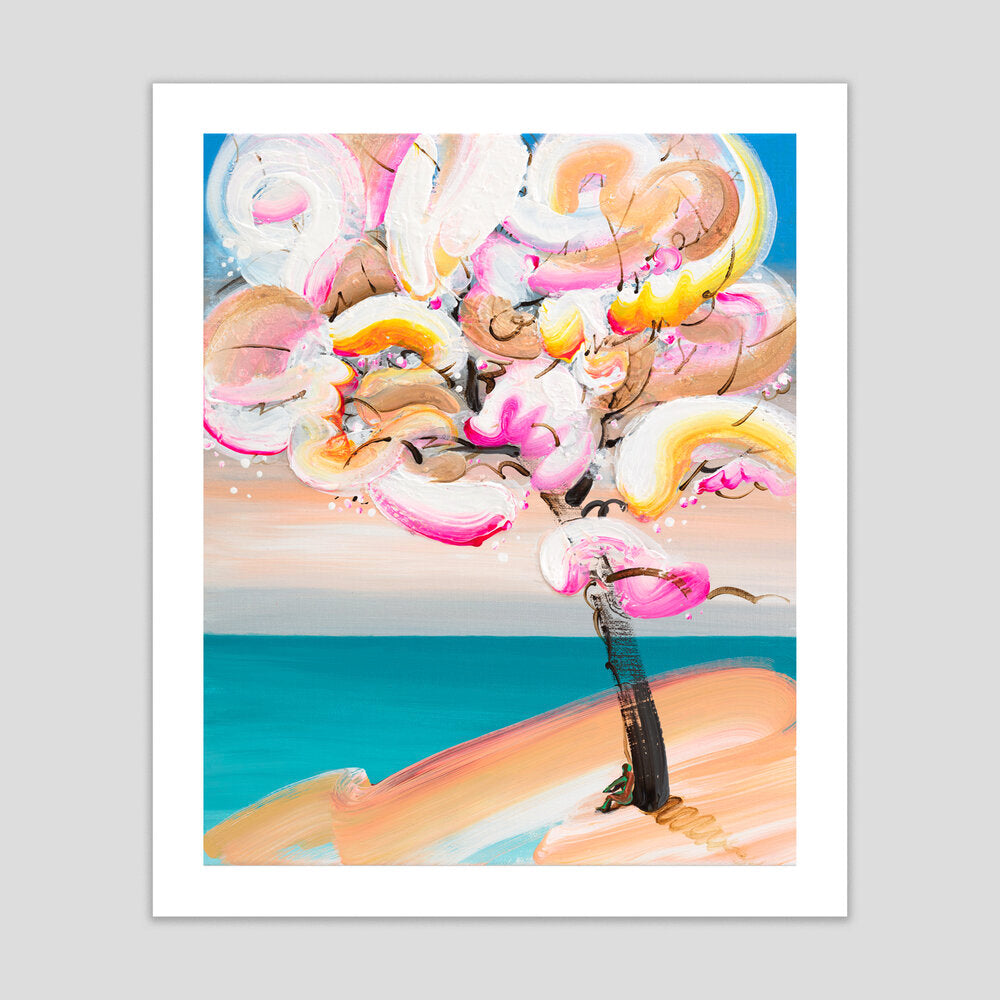 Cherry Blossum 2 by Hong Ji-Yong (unframed)