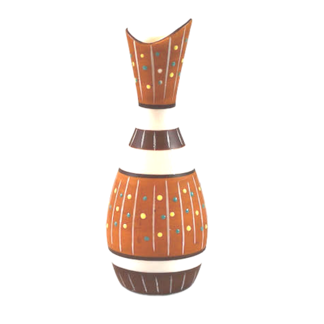 Mid Century Bowling Pin Vase