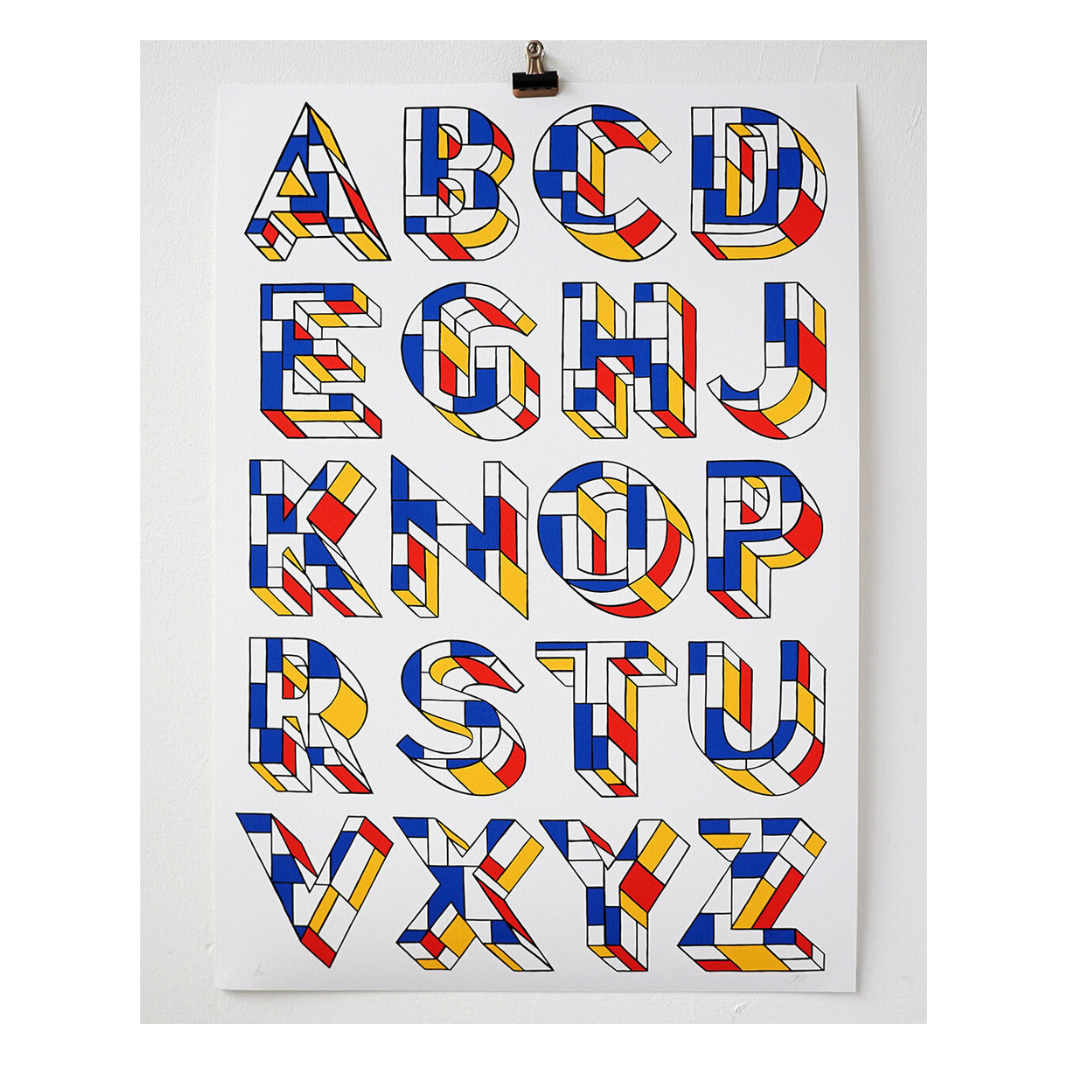 Mondrian Moderne Sans (Unframed) – Den XYZ