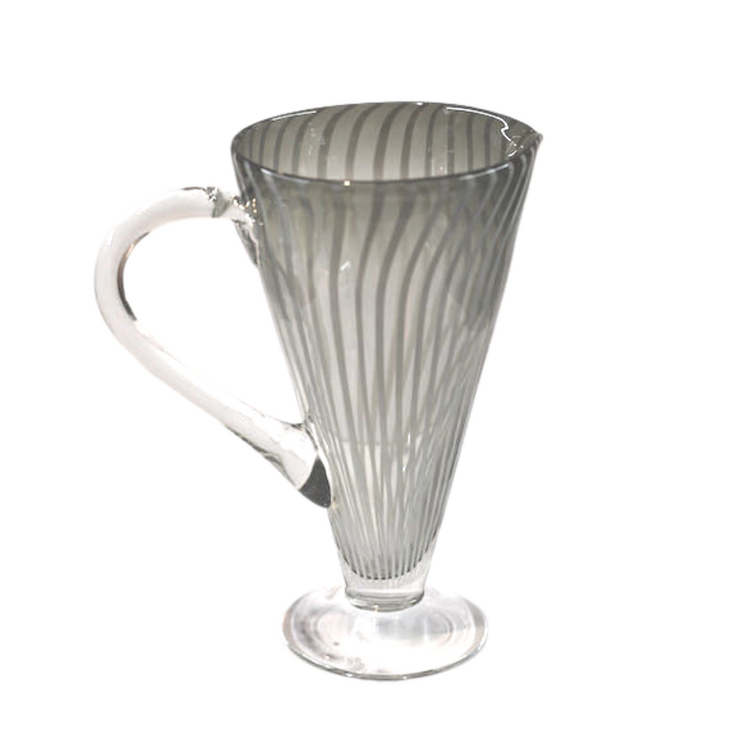 Mid Century Modern Murano Art Glass Drink Pitcher